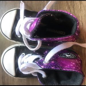 Toddler size 5 Satin Unicorn Hi-Top Converse